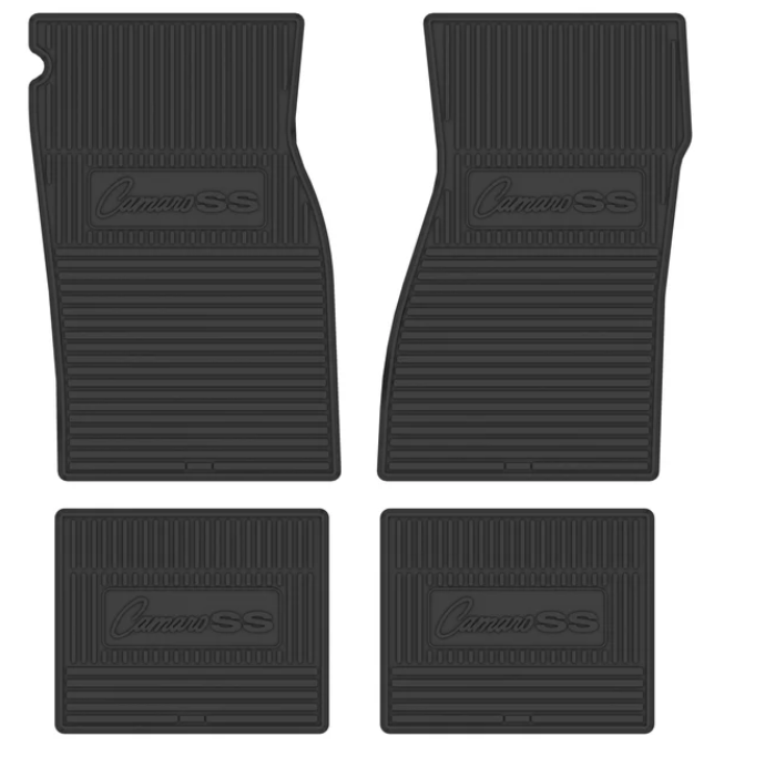 1967-1969 Chevrolet Camaro Next Generation Custom Vintage Rubber Floor Mats Package